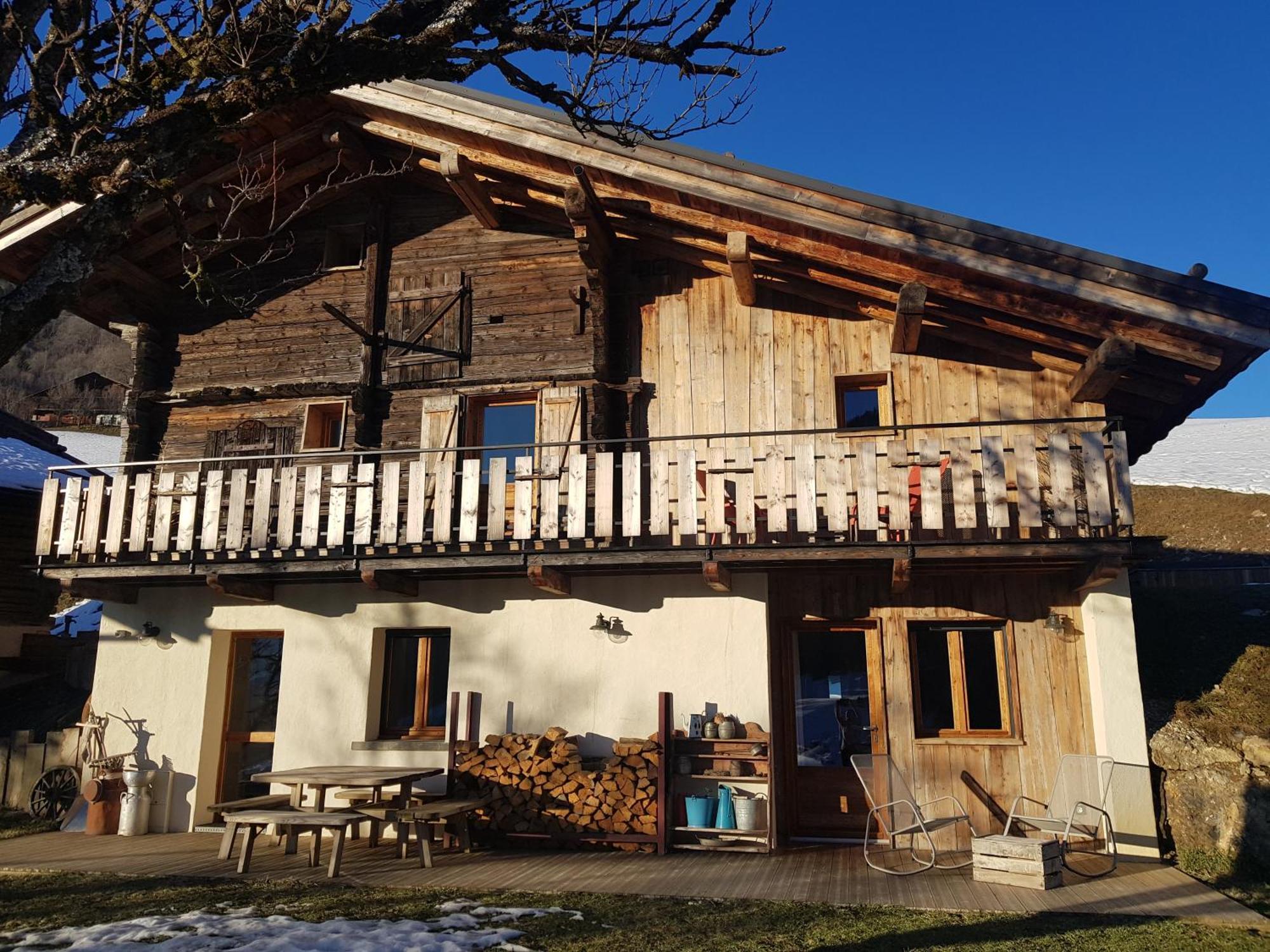 Aux Fermes De La Croix, Maison D'Hotes, Spa Hauteluce Luaran gambar